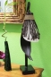 Preview: Originelle Palmblatt-Lampe weiß 70cm