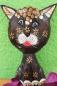 Preview: Wand-Dekofigur "Katze" 20cm
