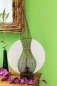 Preview: Originelle Tischleuchte "Perlmutt & Bambus" 40cm