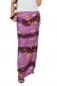 Preview: Farbenfroher Sarong lila mit Blütenmotiv 160 x 120 cm