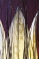 Preview: Hübsche Tischlampe mit Spitze und Bambus creme gold 100cm
