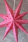 Preview: Edler Leuchtstern rot, silber 80 cm