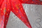 Preview: Weihnachtsstern Papierstern rot bestickt 60 cm