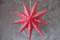 Preview: Weihnachtsstern Papierstern rot bestickt 60 cm