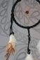 Preview: Farbenfroher Dreamcatcher Traumfänger schwarz 29 cm Länge