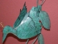Preview: Metall Kerzenhalter Paradiesvogel H: 48cm