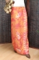 Preview: Farbenfroher Sarong orange mit Geckomotiv 160 x 120 cm