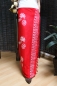 Preview: Farbenfroher Sarong orange mit Geckomotiv 160 x 120 cm