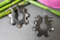 Preview: Horn-Ohrringe Ethno 30mm