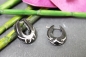 Preview: Horn-Kreolen oval mit Motiv Ethno 20mm