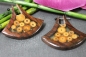 Preview: Holz-Ohrringe aus Sono-Holz und Bambus 45mm