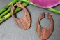 Preview: Holz-Creolen aus Sono-Holz 45mm