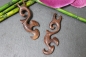 Preview: Holz-Ohrringe Tribal aus Sono-Holz 60mm