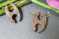 Preview: Holz-Creolen aus Palmen-Holz 25mm