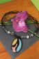 Preview: Kette in Sandoptik mit Zierperlen, 34cm