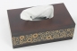Preview: edle Tücherbox aus Holz und Bambus 24cm