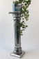Preview: Blumensäule Säule griechisch römisch massiv Holz silber antik Höhe 60cm, 80cm, 100cm, 120cm