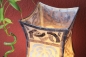 Preview: Edle Tisch-Lampe mit filigranem Perlmutt-Motiv 60 cm