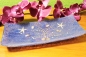 Preview: Dekoschale aus Muscheln und Seesternen, blau - 27 cm
