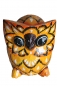 Preview: Holz Spardose Eule handbemalt
