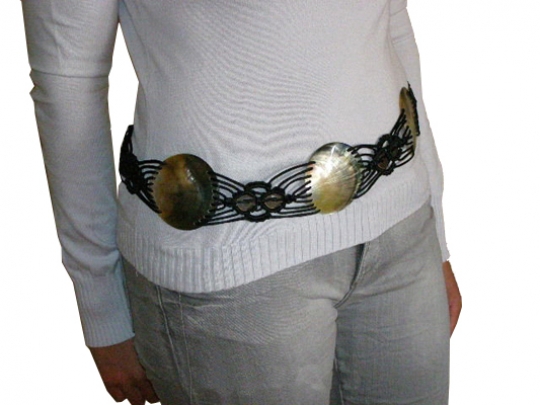Hüftgürtel "Aqua" schwarz