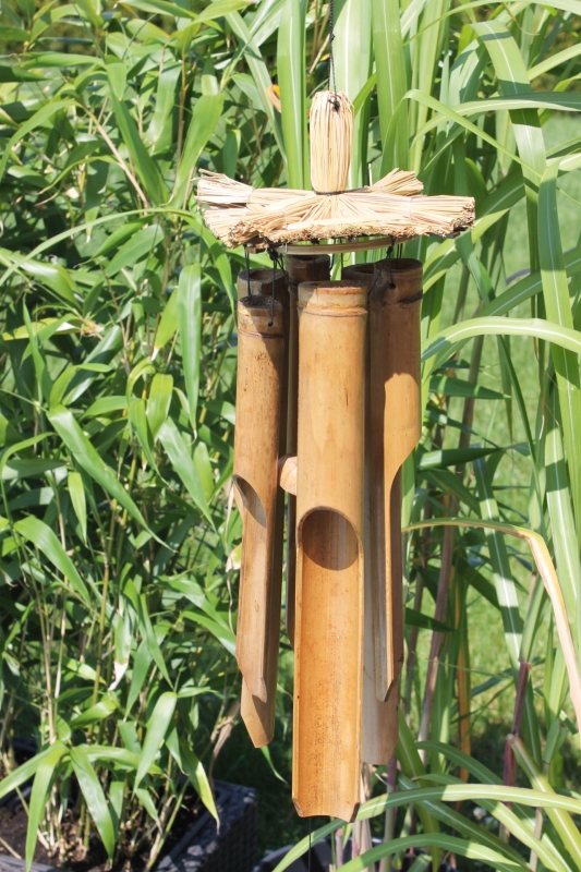 Feng Shui Bambus Klangspiel Windspiel 50cm