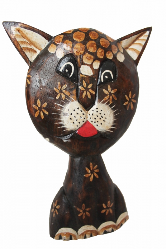 Wand-Dekofigur "Katze" 20cm
