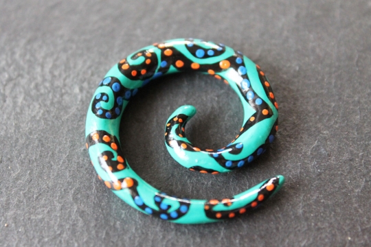 Expander Spirale Holz 4mm - 6mm Punktemotiv