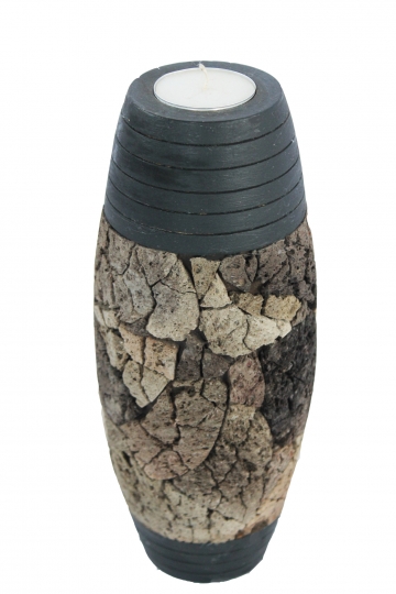 Teelichthalter Lavastein H: 23cm