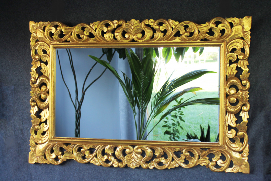 Barockspiegel Wandspiegel Barock Gold 120cm x 80cm
