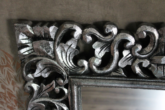 Barockspiegel Silber antik 120cm x 70cm, 120cm x 80cm