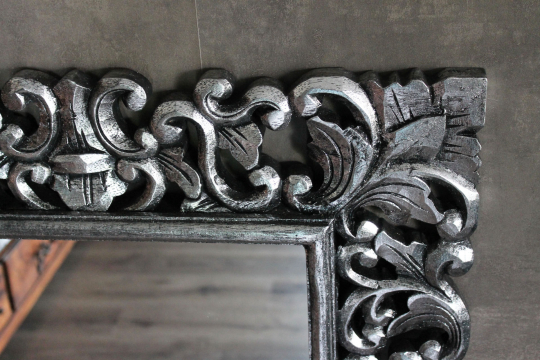Barockspiegel Silber antik 120cm x 70cm, 120cm x 80cm
