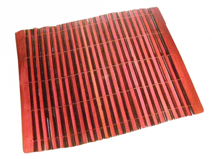 Tischuntersetzer "Bambus" Rot 4er Set