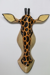 Maske "Giraffe" hell 55cm
