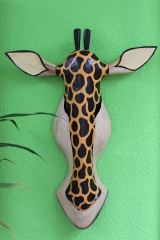 Maske "Giraffe" hell 55cm