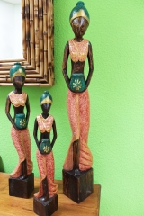 Dekofigur "Afrikanische Wasserträgerin" 50cm