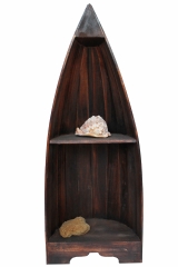 Bootsregal Massivholz handgefertigt braun dunkelbraun erhältl. Höhen 195cm, 145cm, 95cm