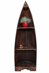Bootsregal Massivholz handgefertigt braun dunkelbraun erhältl. Höhen 195cm, 145cm, 95cm