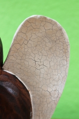 Holzfigur Engel antik 25 cm