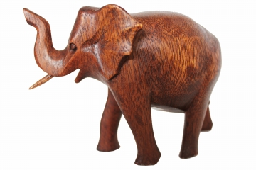 Holzfigur Elefant 15 cm