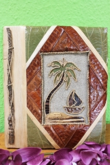 Hübsches Gäste-, Notiz-, Tagebuch "Beach&Boat" ca. 50 Seiten