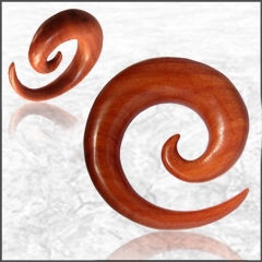 Expander Spirale aus Rosenholz 10mm