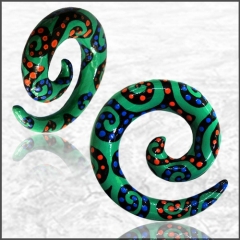Expander Spirale Holz 4mm - 6mm Punktemotiv