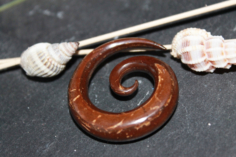 Expander Spirale aus Kokosnuss 10mm
