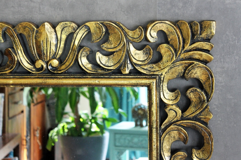 Barockspiegel Massivholz gold antik 120cm x 80cm, 150cm x 80cm