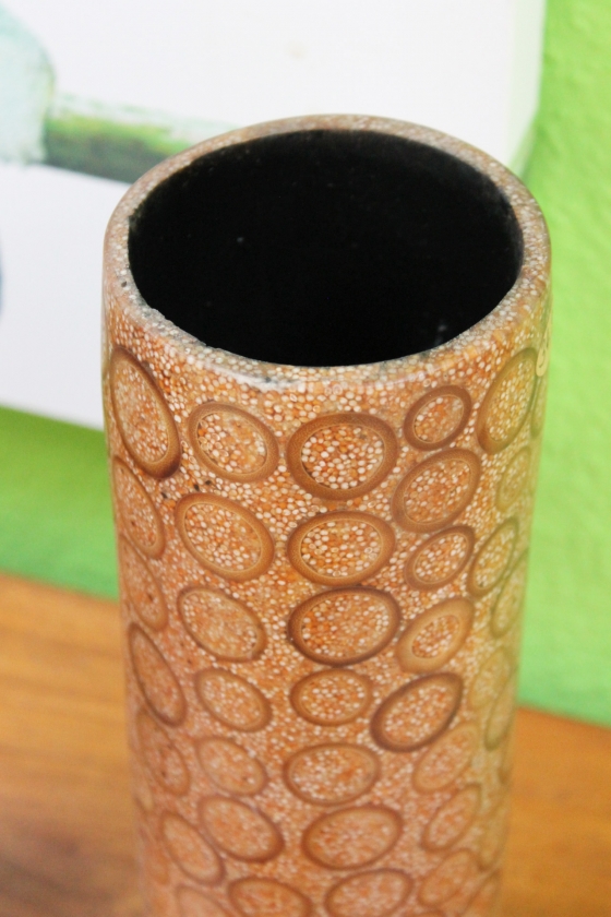 Exotische Tischvase aus Bambus - 30cm