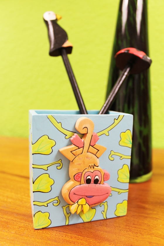 Stiftebox "Affe"