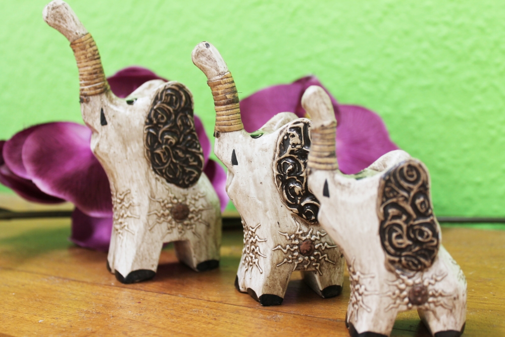 Holzfiguren Set "3 Giraffen"