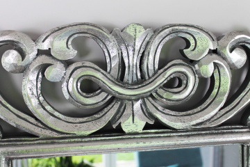 Barockspiegel Wandspiegel silber 150cm x 80cm
