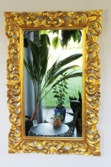 Barockspiegel Wandspiegel Barock Gold 120cm x 80cm